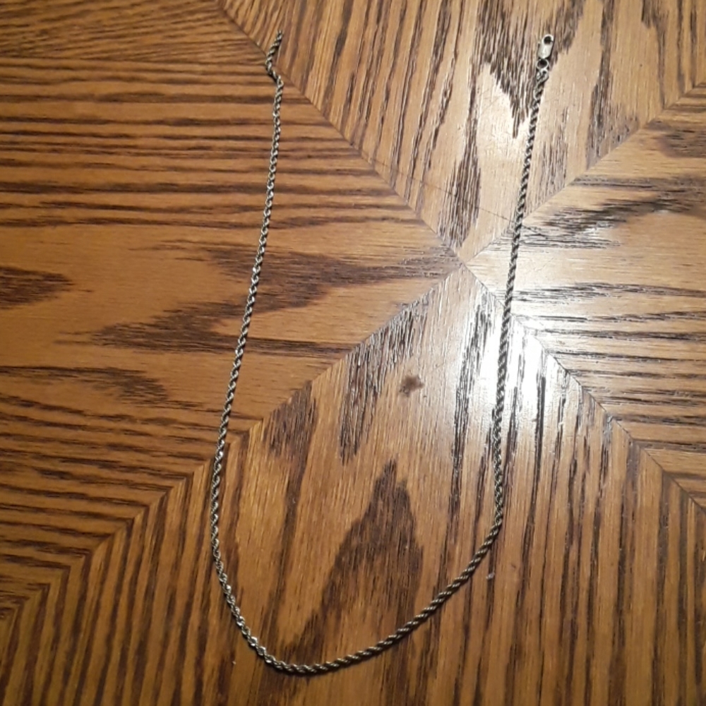 .925 sterling silver 22" mens chain